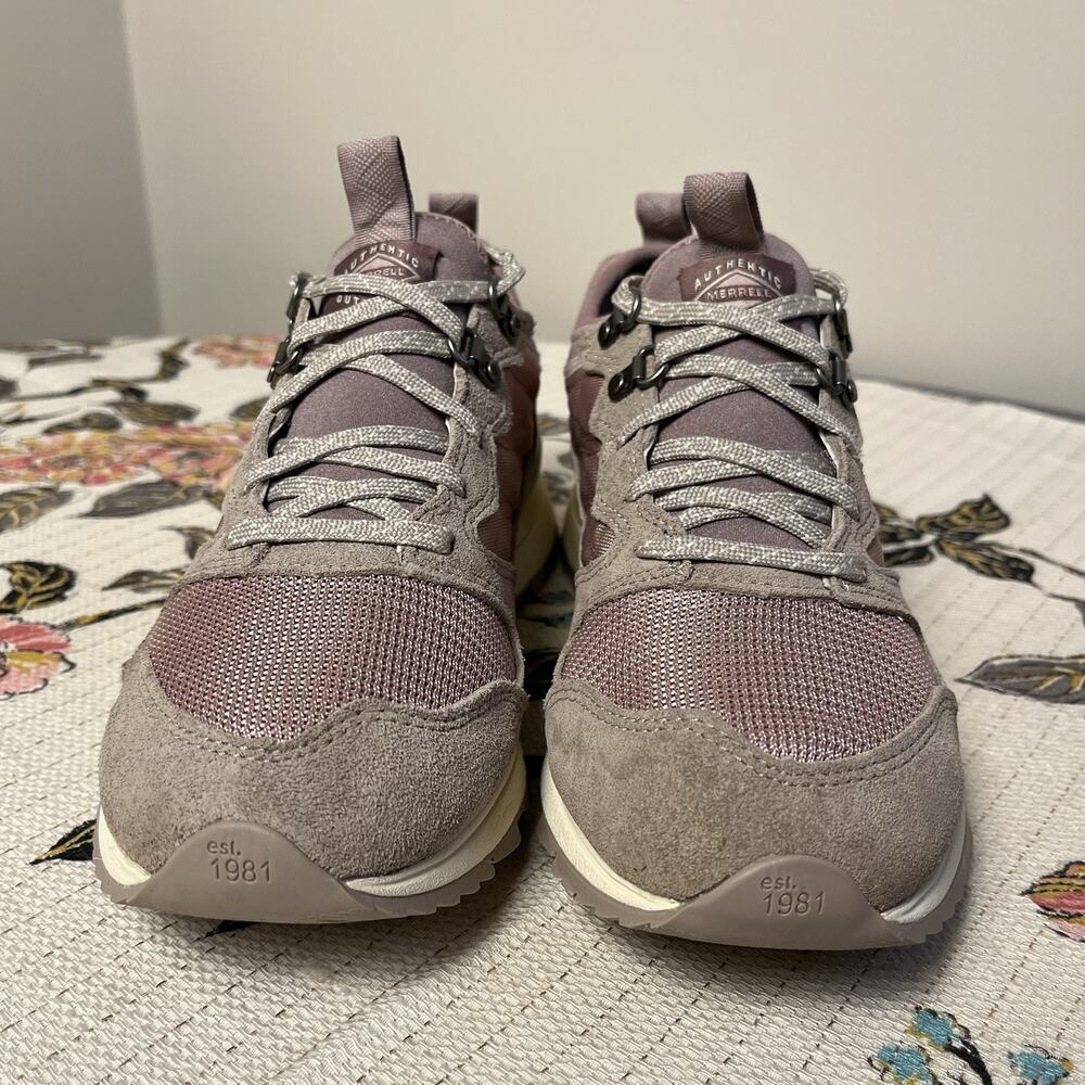 Merrell Alpine 83 Recraft Womens Pink Size 7.5 Mid Lace Up Trail Hiking Sneakers - Picture 2 of 9